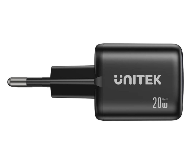 Unitek Ładowarka sieciowa 2-portowa GaN 20W czarna - 1540405 - zdjęcie 3